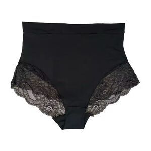 Fortix High Waist Lace Shapewear Panties Set of 2 Black XL/2XL NWT NEW